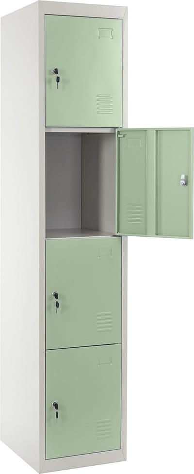 Kluis Boston T163, metalen kluis 180x38x45cm ~ groen