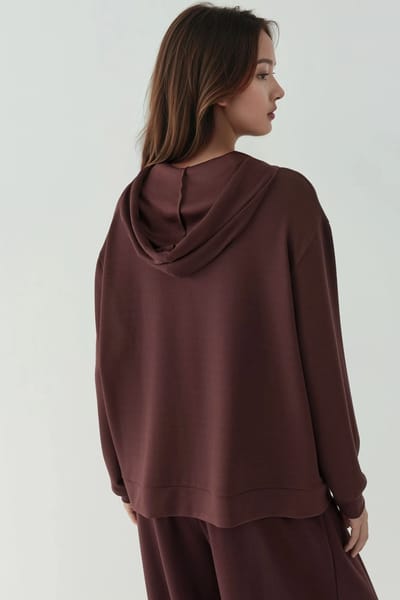 Zachte Aanraking Volledige Rits Hoodie Sweatshirt