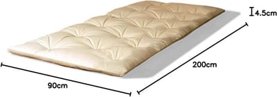 Draagbare Katoenen Futonmatras voor Yoga, Massage en Camping