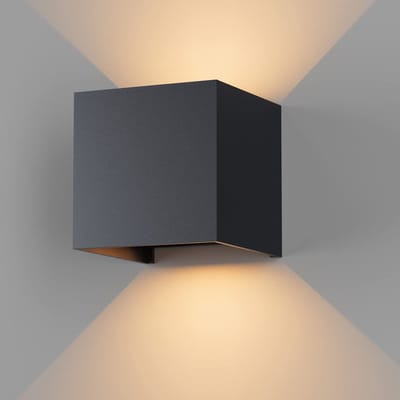 Ynkkvre - Wandlamp - Buitenlamp - Oplaadbare Wandlamp - IP65 Waterdicht - 12W LED - Verstelbare Lichtbundel - 3000K Warm Wit