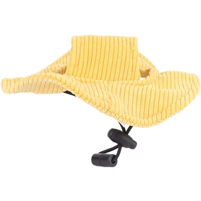 Casquette pour animal de compagnie Protection solaire Douce Confortable Légère Mignonne Chapeau de soleil pour animal de compagnie avec trous pour les oreilles pour Chats Chiens Jaune XS XS jaune
