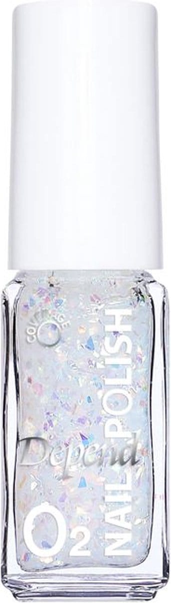 DependCosmetics|O2|Nailpolish|Nagellak|5ml|Transparant,glitters|622|