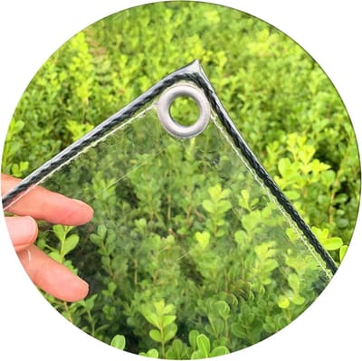 Transparant Dekzeil - Waterdicht Doek - Buiten Beschermen - 99.99% Transparant - 1.6 x 2 m - Helder