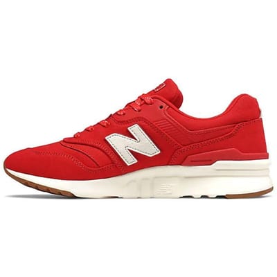 New Balance Nb 997 Comfortabel Veelzijdig Leer Schokabsorberend Duurzaam Ademend Laag Uitgesneden Casual Hardloopschoenen Unisex sneaker Rood CM997HDC 38 red