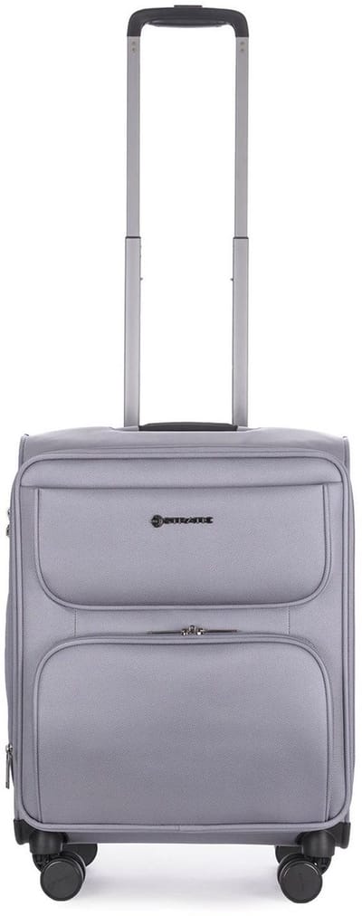 STRATIC Bendigo Light Style - zachte koffer - handbagage - 55cm - Grey