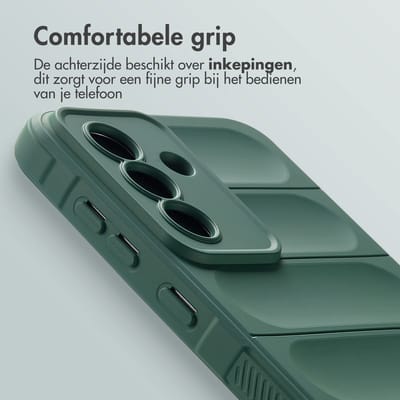imoshion Hoesje - Geschikt voor Samsung Galaxy A36 / A56 (5G) - EasyGrip Backcover - Donkergroen