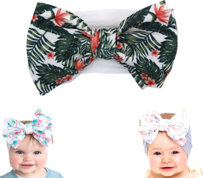 Baby Haarbandje met Strik - Haarspeldje – Meisjes – Baby Strikje – Haarband – Baby Kleding – Baby Mutsje – Hoofdband Baby – 1 Per Verpakking – Verschillende Designs