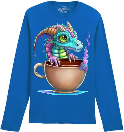 Draak Hot Chocolate Dragon The Coloured House Longsleeve T-shirt XXL