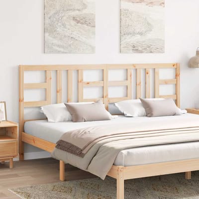 vidaXL Hoofdbord 206x4x100 cm massief grenenhout
