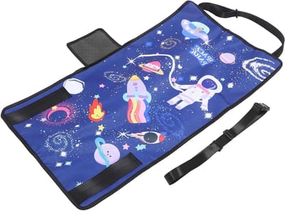 Vliegtuig Voetensteun - Reisbed Kinderen - Comfortabel Reizen - Zet Stoel Om - 78x44cm - Donkerblauw