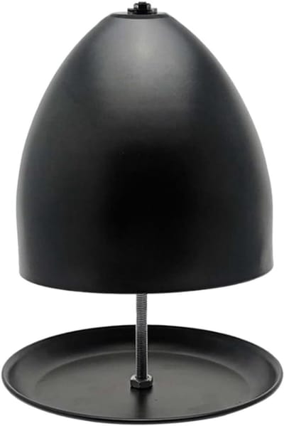 Theelicht Kaars Heater - Kleine Kachel - Kantoor Verwarming - Anti-verbranding Isolatie - 18 x 18 x 28 cm - Zwart