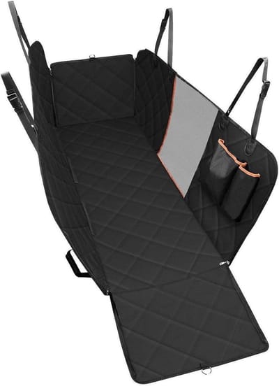 Autostoelhoes Huisdier - Hondenmat Auto - Reizen met Huisdier - Waterdicht Oxford Weefsel - 137 x 147 cm - Zwart