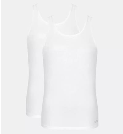 sloggi men GO ABC 2.0 Tank Top 2P Heren Onderhemd - WHITE - Maat XL