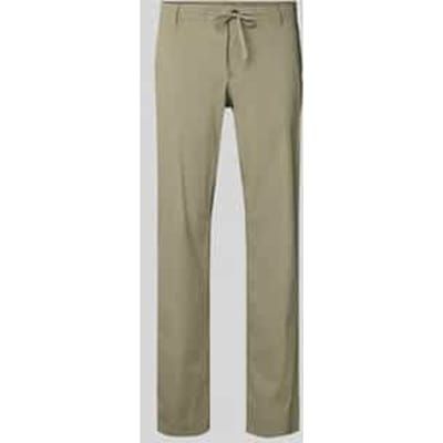 Slim fit broek met tunnelkoord, model 'LERO'