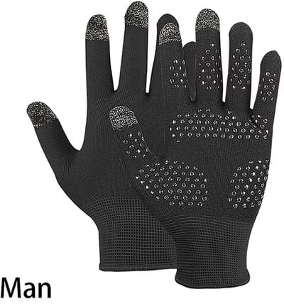 Waterdichte Touchscreen Handschoenen Winter – Warme Antislip Sporthandschoenen Heren Dames voor Fietsen, Wandelen, Hardlopen, Skiën, Vissen, Buitensport