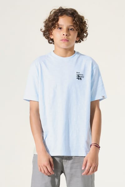 GARCIA Jongens Print T-shirt Blauw Korte mouw