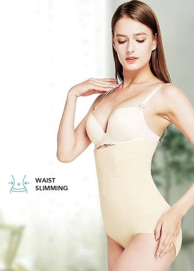 Fine Woman Hoge Corrigerende Slip voor Taille en Billen – Zwart maat XL/XXL