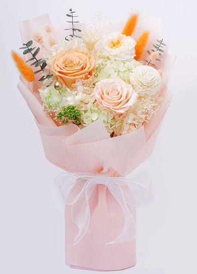 Boeket Gedroogde en Verse Bloemen - Ideaal Cadeau voor Moederdag of Verjaardag