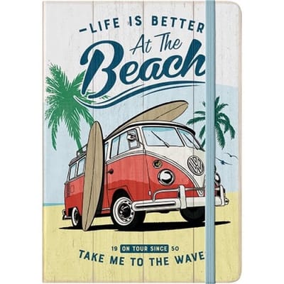 Notitie Boek - Volkswagen Life Is Better At The Beach