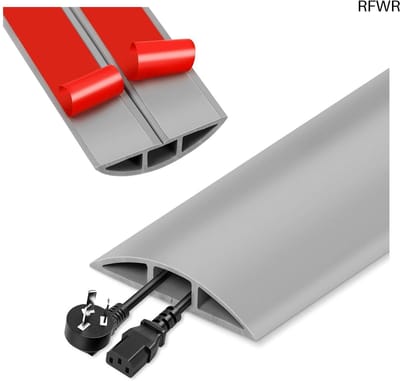 RFWR® Zelfklevende Kabelbescherming - 1,5 Meter Kabelbak voor Veilig Kabelmanagement