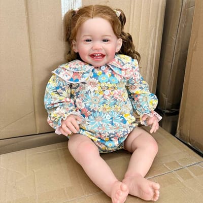 Reborn Pop Meisje - Levensgetrouwe Baby Pop - Kinderspeelgoed - Handgemaakt en Realistisch - 61 cm - Niet gespecificeerd