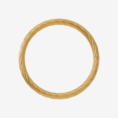 Essenza Twisted Bangle Bracelet Gold