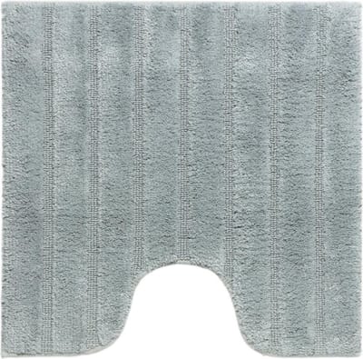 Casilin WC-mat Antislip California - 59x59cm - Met Uitsparing - Vierkante Badmat - Waterabsorberend - Wasbaar en Sneldrogend - 100% Katoen - Sea Green, Groen