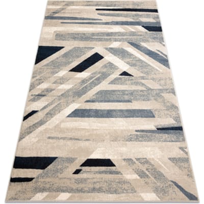 Kleden Rugsx Wollen tapijt NAIN Geometrisch 7706/51955 beige / 80x150 cm