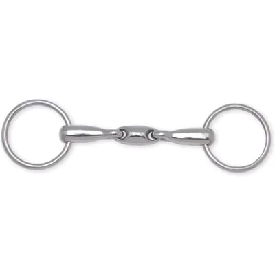 Paardenhoofdstel bit met dubbele pauze Metalab