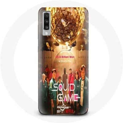 Coque pour Samsung Galaxy A50 Squid Game Série joueurs