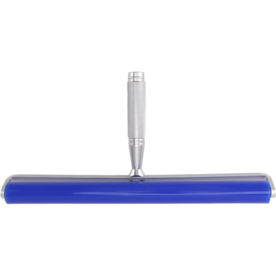 Outil Nettoyeur Manuel à Rouleau en Silicone Lamine Anti-Statique Anti-Peluches avec Manche en Métal Bleu 20in 12 Inch