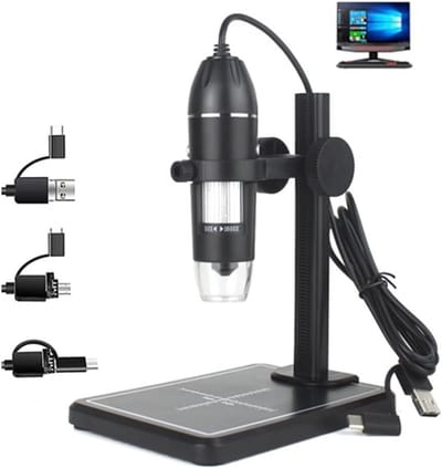 Digitale Microscoop - Inspectie Camera - Gedetailleerd Onderzoek - 50x tot 1000x Vergroting - 1000 Gram