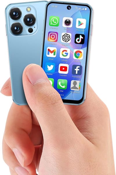 Compacte Mini Smartphone met HD-scherm en Dual SIM - Geschikt voor Kinderen