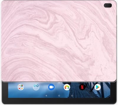 Lenovo Tab E10 Tablet Back Cover Marble Pink - Origineel Cadeau Vriendin