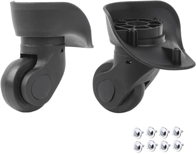 Draaibare PVC Koffer Wielen Vervanging - Universele Spinner Wielen voor Bagage