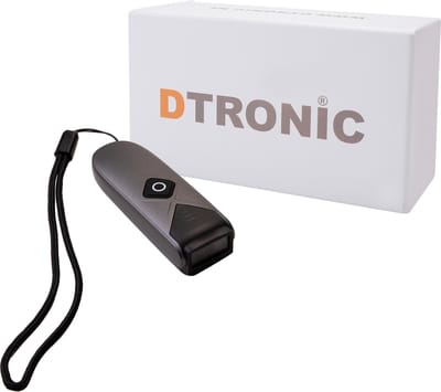DTRONIC DT3060 draadloze barcodescanner – Bluetooth – 1D/2D QR – Plug & Play – Compact – Oplaadbaar – 10u accuduur
