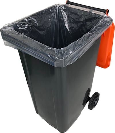 HL - Set 10x Rol - Containerzakken 240 liter - Zwart - Otto - kliko - totaal 100 zakken