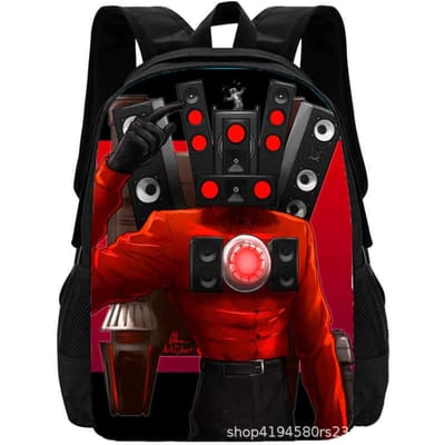 Skibidi Toilet Gaming Grappige Rugzak Basisschool Middelbare School College School Student Hete Spellen Boekentas Mannen Vrouwen Dagrugzak Sport