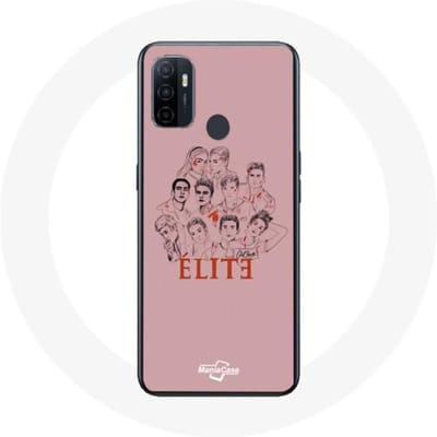 Coque - Oppo - A53 Elite - Souple - Rose - Affiche personnages Fanart Logo