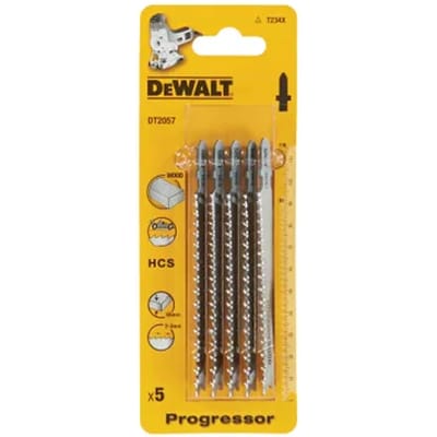 Dewalt Decoupeerzaagblad Hout Progressor - 116mm - 2-3mm - Hcs - 5 Stuks