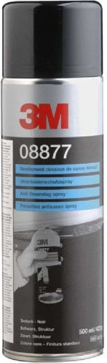 3M Anti Steenslag - Spuitbus 500 ml - Zwart - Prijs per stuk
