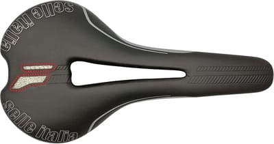 Fietszadel - Racefietszadel MTB - Lange afstanden - Anatomische vorm - 145 x 275 mm - Zwart
