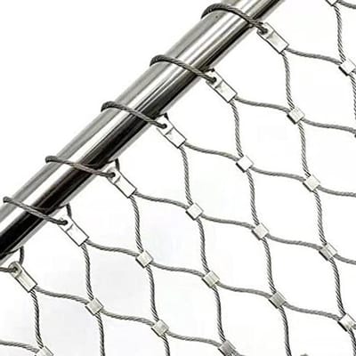 Roestvrij staal touw - Flexibele kabel - Veiligheid op hoogte - Snijbestendig ontwerp - 1x5 meter - Zilver