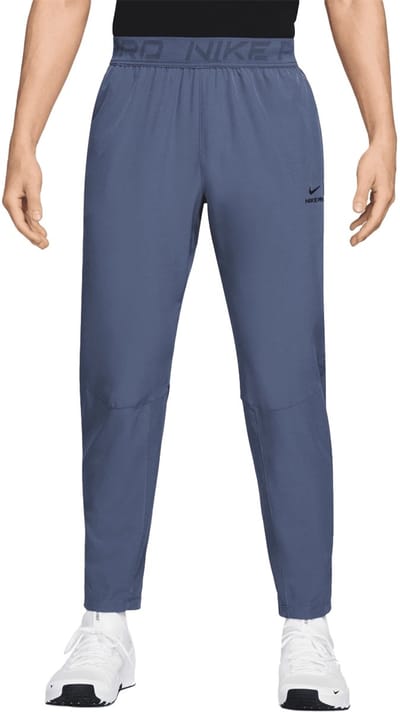 Nike pro training pant in de kleur blauw.