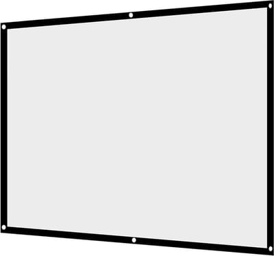 Projectiescherm - Draagbaar Doek - Thuisbioscoop Creëren - Minimale Kreuken - Tot 100 Inch