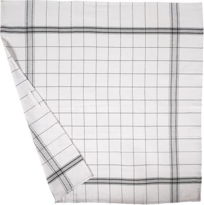 Tiseco - Keukenhanddoek PRO CHEF - SET/10 - HORECA - 68x68 cm, zwart