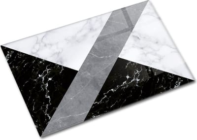Hybride Marmerlook Tempered GlasSnijplank 20cm × 30cm - Glassnijplank