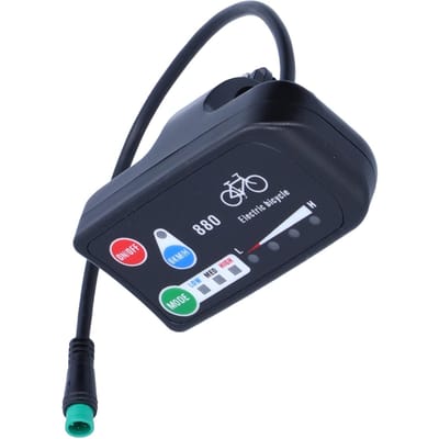 Vélo électrique pour écran KT‑LED880 E‑Bike 36V 48V Compteur d'affichage Accessoires E‑Bike blanc