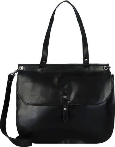 HAROLD'S Leren Schoudertas Aberdeen Crossbody Slingbag Black Zwart