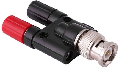 Dailygoods - Professional HT311 Naar 4 Mm Banaanstekkeradapter - Oscilloscoop Adapter - Compact en Lichtgewicht - 50Ω Impedantie - Maximale Stroom...